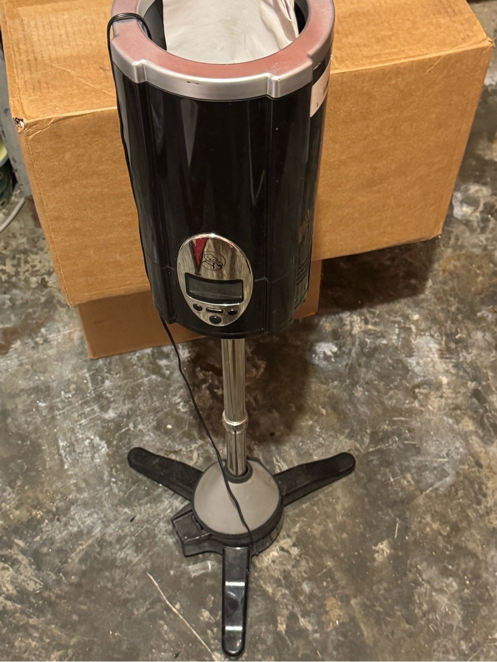 Wine Enthusiast Wine Bottle Chiller- with Stand Up Electric Bottle Chiller